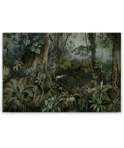 Leinwandbild DSCHUNGEL - Grün - 90 X 60 Cm