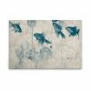 Leinwandbild FISCHE - Blau-beige - 90 X 60 Cm