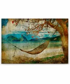 Leinwandbild TAHITI - Braun-beige - 90 X 60 Cm