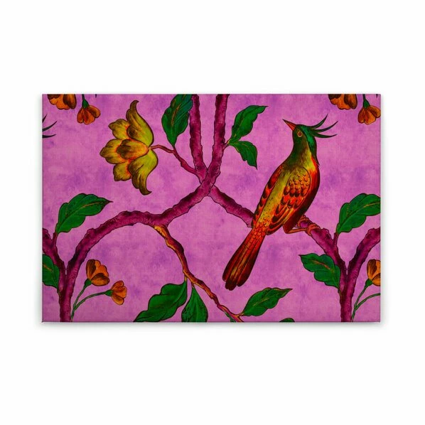 Leinwandbild PARADIESVÖGEL - Rosa - 90 X 60 Cm 1 Leinwandbild PARADIESVÖGEL - Rosa - 90 X 60 Cm