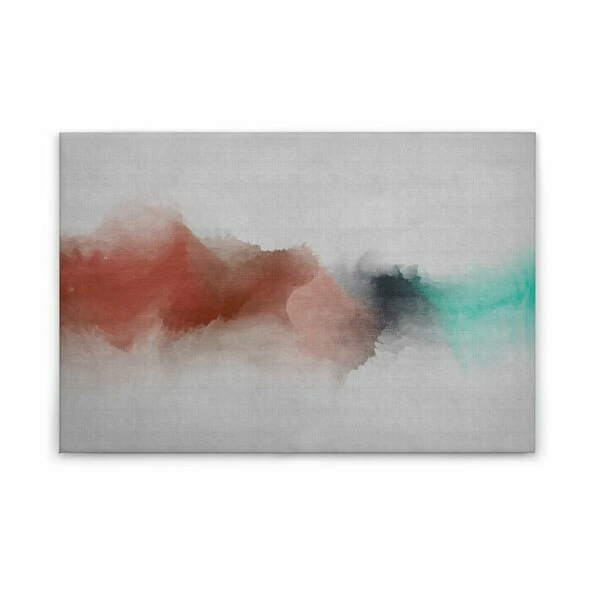 Leinwandbild DAYDREAM - Rot-grau - 90 X 60 Cm