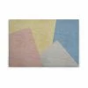 Leinwandbild GEOMETRISCHE MUSTER - Bunt-blau - 90 X 60 Cm