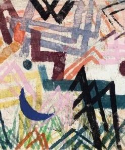 Leinwandbild PAUL KLEE LANDSCHAFT - Bunt - 70 X 50 Cm