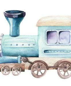 Leinwandbild LOKOMOTIVE - Braun - 70 X 50 Cm