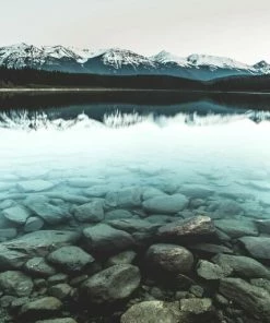 Leinwandbild IDYLLE - Türkis - 50 X 70 Cm