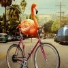 Leinwandbild FLAMINGO - Pink - 50 X 70 Cm