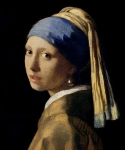 Leinwandbild DAS MÄDCHEN MIT DEM PERLENOHRRING - Vermeer - 50 X 70 Cm