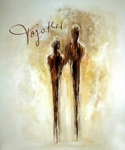 Leinwandbild PAAR - Braun - 50 X 70 Cm