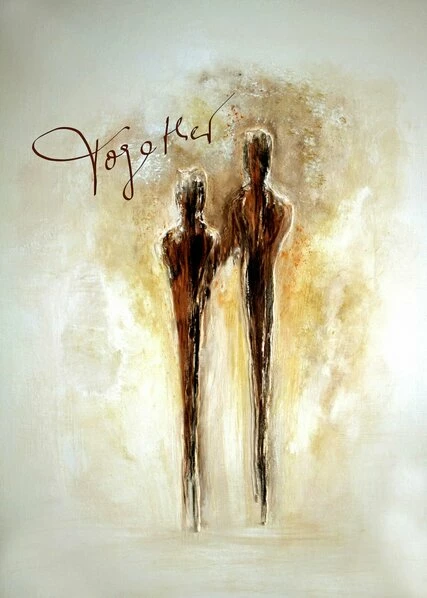 Leinwandbild PAAR - Braun - 50 X 70 Cm