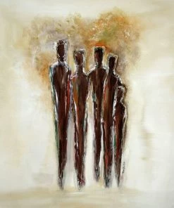 Leinwandbild PAAR 2 - Rot - 50 X 70 Cm