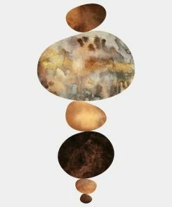 Leinwandbild BALANCE - Braun - 50 X 70 Cm