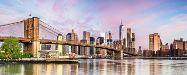 Leinwandbild MANHATTAN SKYLINE - Blau-braun - 100 X 40 Cm 1 Leinwandbild MANHATTAN SKYLINE - Blau-braun - 100 X 40 Cm