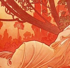 Leinwandbild ABENDRÖTE - Rosa - 100 X 40 Cm