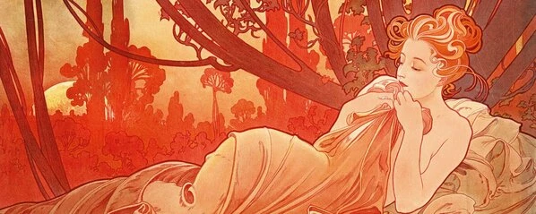 Leinwandbild ABENDRÖTE - Rosa - 100 X 40 Cm