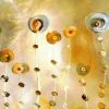 Leinwandbild GOLDENES AUGE - Gold-gelb - 100 X 40 Cm