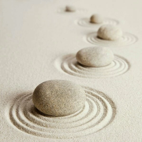 Leinwandbild ZEN-GARTEN - Beige - 50 X 50 Cm 1 Leinwandbild ZEN-GARTEN - Beige - 50 X 50 Cm