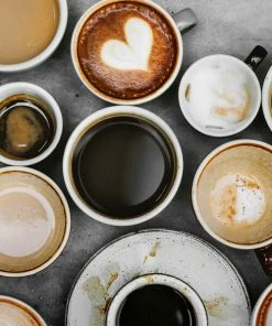 Leinwandbild KAFFEESORTEN - Braun - 50 X 50 Cm