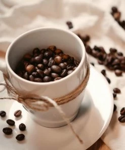 Leinwandbild MAGIC COFFEE - Braun-beige - 50 X 50 Cm