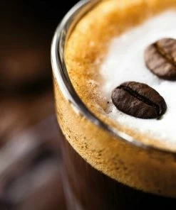 Leinwandbild KAFFEE 2 - Braun-beige - 50 X 50 Cm